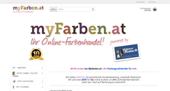Desktop Screenshot of myfarben.at